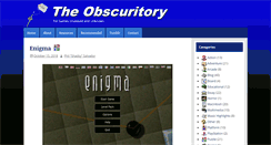 Desktop Screenshot of obscuritory.com